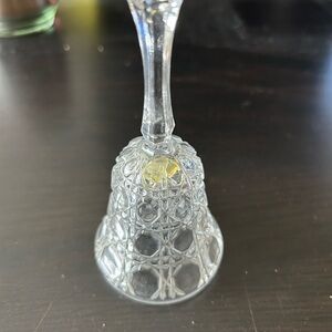 Elegant Clear Glass Bell